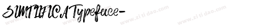 SIMPLIFICA Typeface字体转换